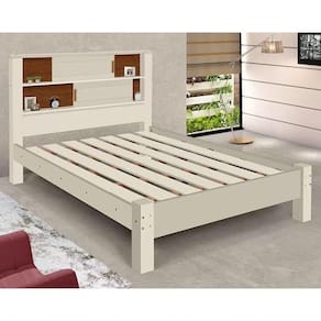 Cama Casal Veneza Off White-canela - Carmolar