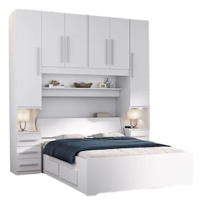 Dormitório De Casal Sem Cama 1220s Branco
