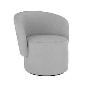 Poltrona Moderna Orgânica Bouclê Sala De Estar Balaqui Decor Cor: Boucle Cinza