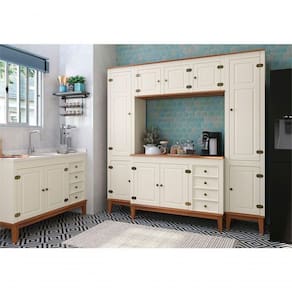 Cozinha Modulada 5 Peças - Off White