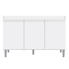 Balcão Para Pia Manu 120 Cm Branco Ajl