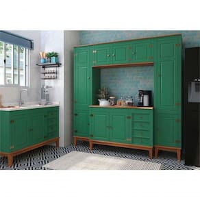 Cozinha Modulada 5 Peças - Verde