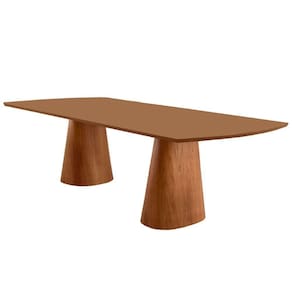 Mesa Para Sala De Jantar Noronha Moderna Mobília Cinamomo Imbuia