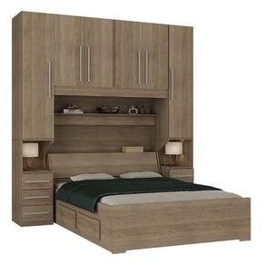 Dormitório De Casal Sem Cama 1220s Castanho