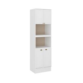 Torre Quente 2 Fornos Milla Branco Mdf 70cm Carraro