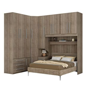 Dormitório Queen Size 1218 Esquerdo Castanho