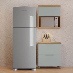 Cozinha 2 Peças Nesher Marquesa 100 Mdf Nature/verde
