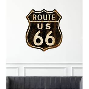 Adesivo De Parede Route 66 - Adesivo Retro Route 66