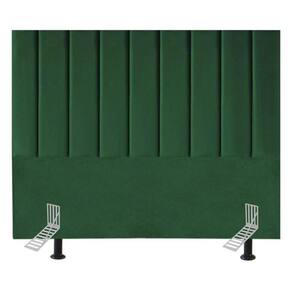 Cabeceira Estofada Cama King 195 Cm Carolina Suede E Frame Cor:verde