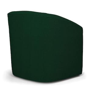 Poltrona Sala De Estar Base Giratória Kit 2 Stella Max Bouclê D03 - D`rossi Cor Verde