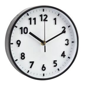 Relógio De Parede 20Cm Estilo Minimalista Números 5738
