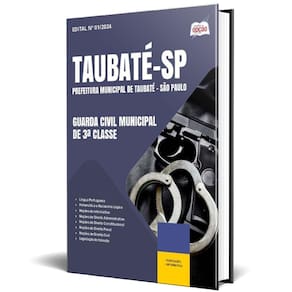 Apostila Prefeitura Taubaté Sp 2024 Guarda Civil Municipal 3