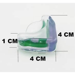 Protetor de Quina Transparente em Silicone - 4 Peças