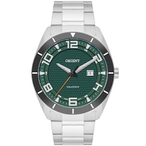Relógio Orient Masculino Ref: Mbss1488 E2Sx Solar Prateado