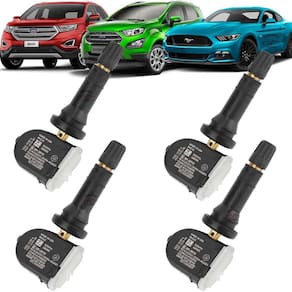 Kit 4 Sensor Monitoramento Pneu Tpms Edge Mustang Ecosport