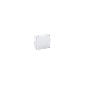 Caixa De Passagem Ou Derivação Rohdbox 110X110x60mm Branca Standard Tampa Opaca Ip66 - Rohdina
