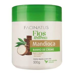 Máscara De Tratamento Fios Naturais De Mandioca Hidratação
