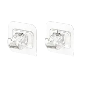 Kit 2 Suportes De Varão Cortina Autoadesivo Mercado Pietra