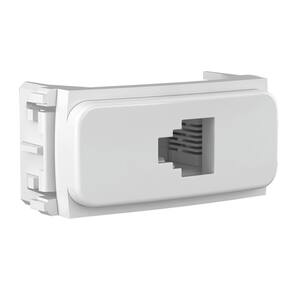 Módulo Tomada Rj11 4 Fios Branco Compose - Weg