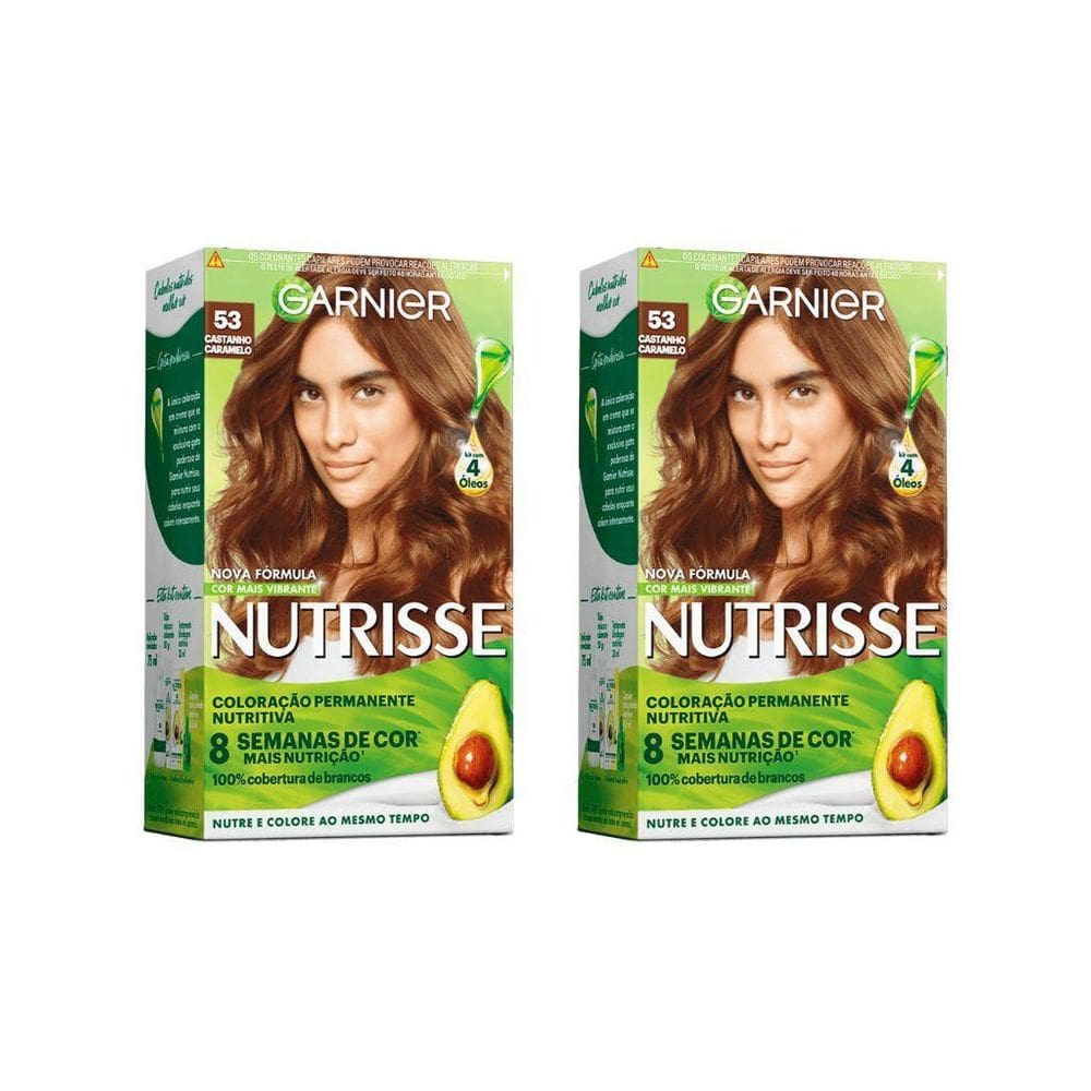 Coloraçao Nutrisse 53 Castanho Cl Dourado/Caramelo-Kit C/2Un