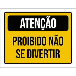 Kit 3 Placas Aniversário Criança Proibido Não Se Divertir