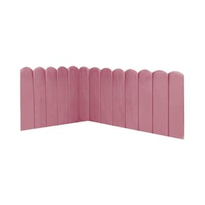 Cabeceira Painel Cama Casal Box Nuvem Suede Sandy 140 Cm Cor:rosa