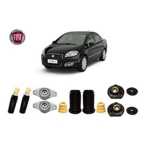 4 Kit Coxim Rol Batente Dianteiro Traseiro Fiat Linea 2012 2013 2014 2015 2016