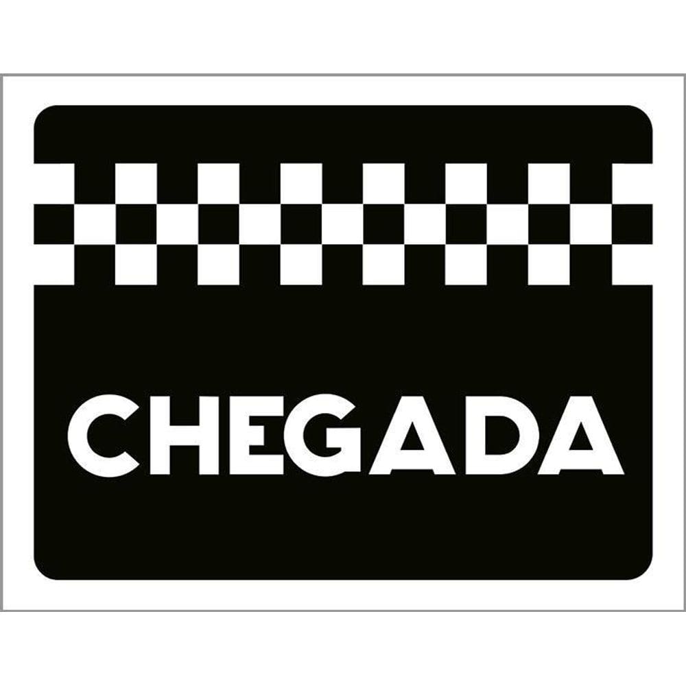 Kit 3 Placas Decorativa - Chegada Corrida