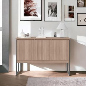 Aparador Buffet Com 3 Portas Bari Montana Preto