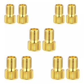 10 Bico Adaptador Válvula Presta Câmara Ar Fino P Grosso