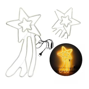 Pisca Pisca Led Estrela Cadente Branco Quente 127V