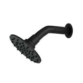 Kit 2 Chuveiros Articulado Redondo Luxo Preto