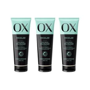 Condicionador Ox 240Ml Micelar - Kit Com 3Un