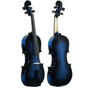 Violino Orquezz Iniciante 4/4 Colorido - Azul Escuro