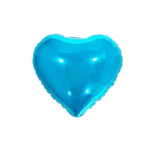 Balão Metalizado Azul Coração 45Cm 18 Make +