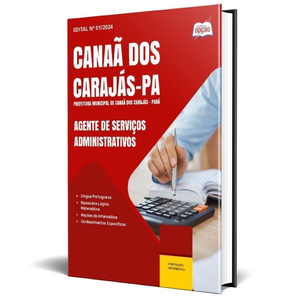 Apostila Prefeitura Canaã Dos Carajás Pa 2024 Agente