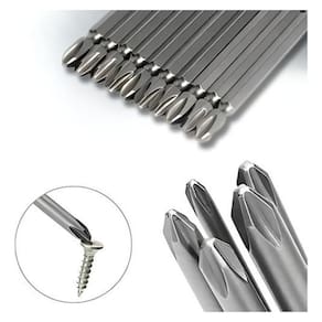 Bits Phillips Makita Ph2-100Mm Caixa Com 10 Un Chave Madeira