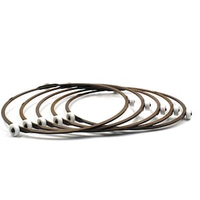 Roldana Rodizio Giratório 22Cm Para Microondas 5 Peças