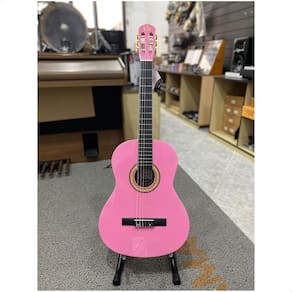 Violao Infantil Myth Acustico Nylon Mt34N Rosa