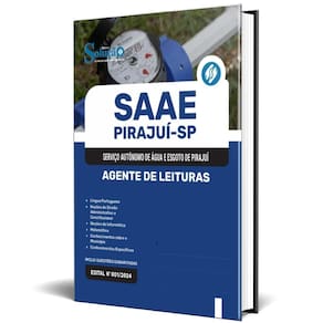 Apostila Saae Pirajuí Sp 2024 - Agente De Leituras