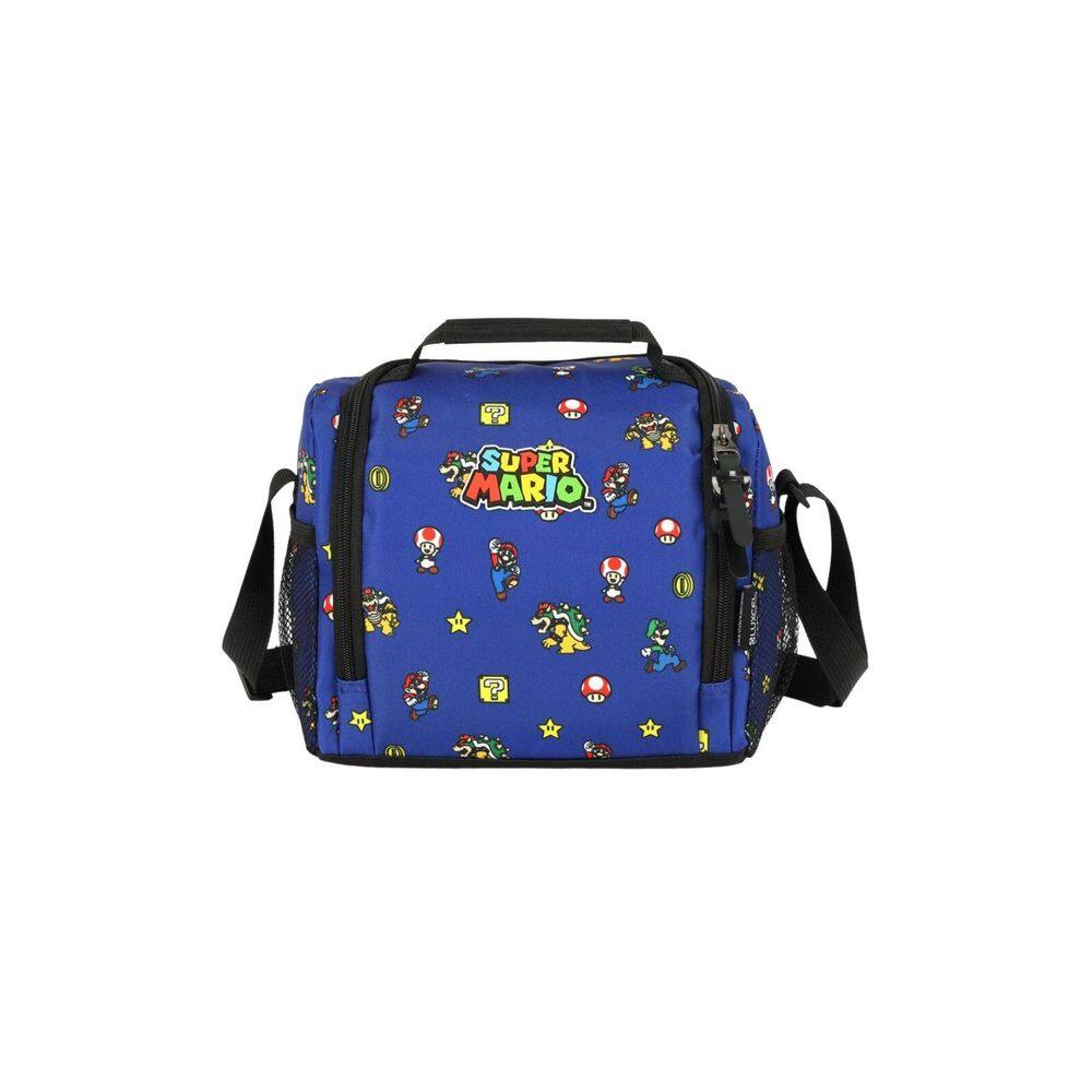 Lancheira Escolar Térmica Super Mario Game La47572 - Azul
