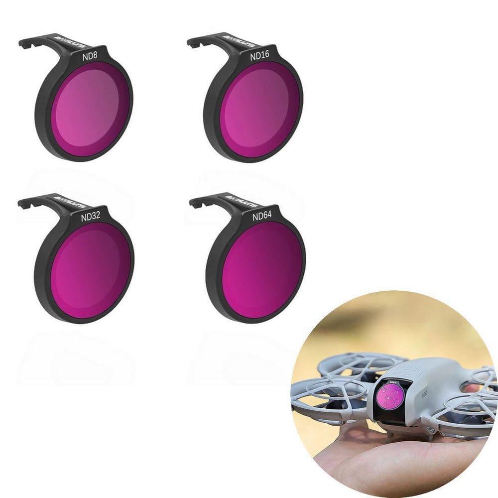 Kit Filtros De Lente Nd8/16/32/64 Sunnylife Drone Dji Neo
