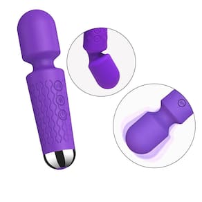 Massageador Portátil 28 Modos de Vibração e 8 Intensidades