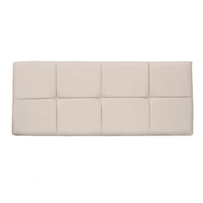 Painel Cabeceira Casal 1,40cm Bege