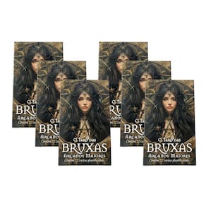 Kit Com 6 O Tarô Das Bruxas 22 Cartas Plastificado E Manual