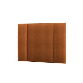 Cabeceira Solteiro Estofada Com Led Boucle Teracota