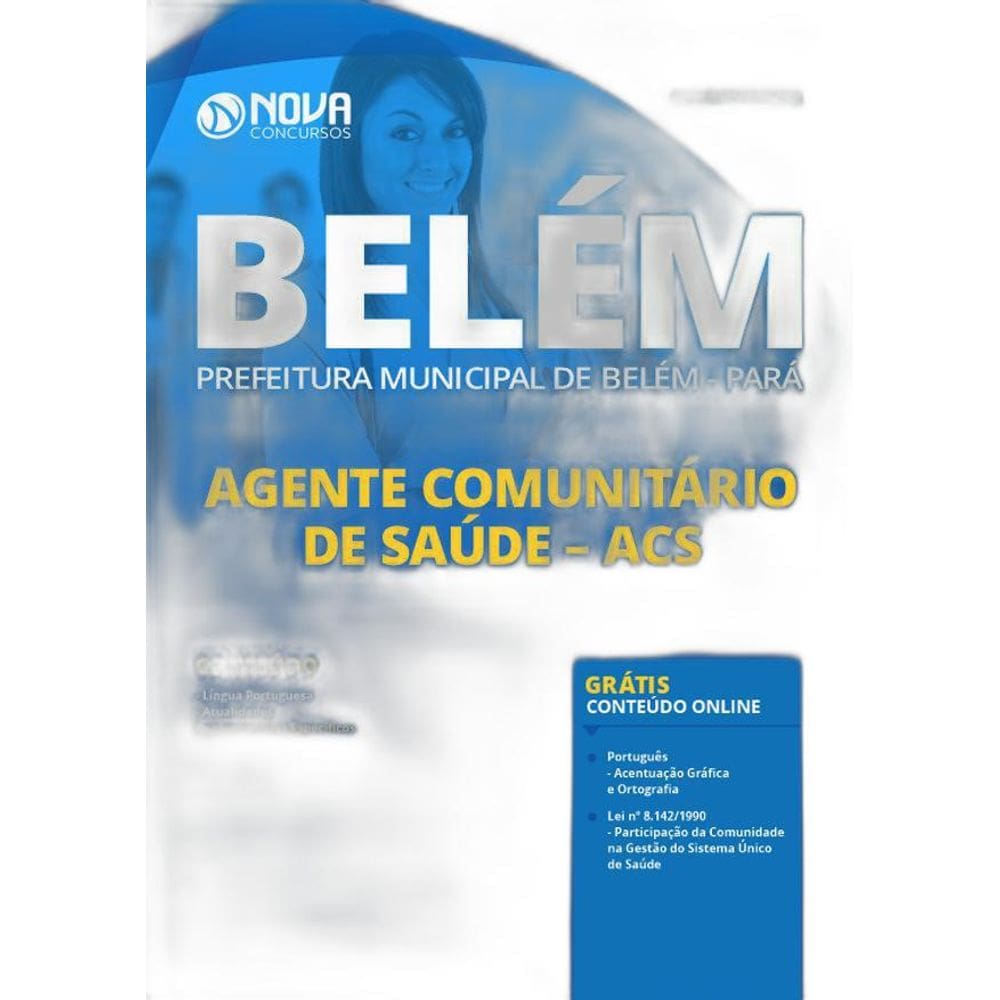 Apostila Concurso Belém PA - Agente Comunitário de Saúde ACS