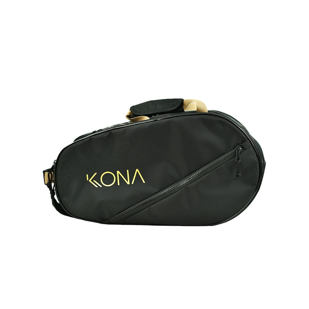 Raqueteira Beach Tennis Kona Basic Média Preto/Dourada