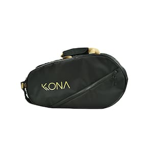 Raqueteira Beach Tennis Kona Basic Média Preto/Dourada