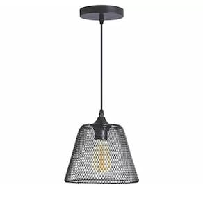 Lustre Cupula Abajur Pendente Aramado Metal Decoraçao